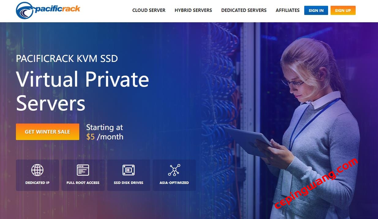 PacificRack:1核1G内存10G硬盘500M带宽1T流量1IP 6.99$/年 美国洛杉矶