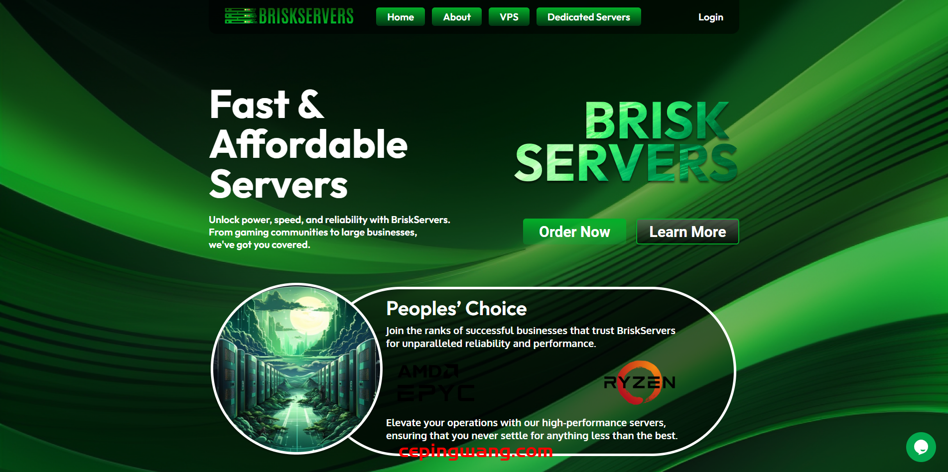 BriskServers:$7.8/月,AMD Ryzen9 7950x,4GB,80GB,无限流量/10Gbps/阿什本