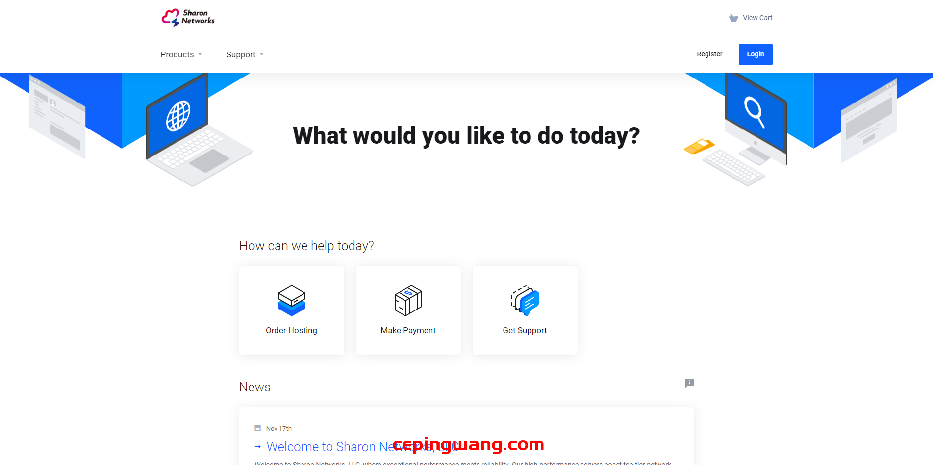 Sharon::$14/月,1核,2G内存,20G SSD硬盘,400G流量,300Mbps端口/香港直连